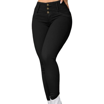 👖 Skinny jeans met hoge taille en stretch – flatteert je figuur en zit de hele dag comfortabel