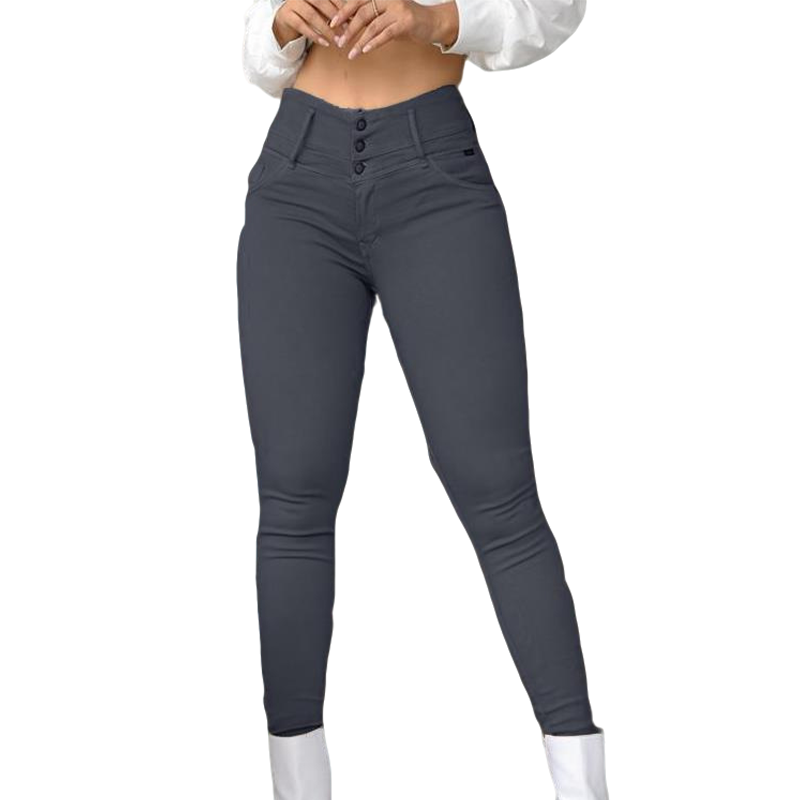 👖 Skinny jeans met hoge taille en stretch – flatteert je figuur en zit de hele dag comfortabel