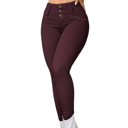 👖 Skinny jeans met hoge taille en stretch – flatteert je figuur en zit de hele dag comfortabel