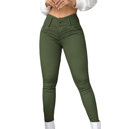 👖 Skinny jeans met hoge taille en stretch – flatteert je figuur en zit de hele dag comfortabel