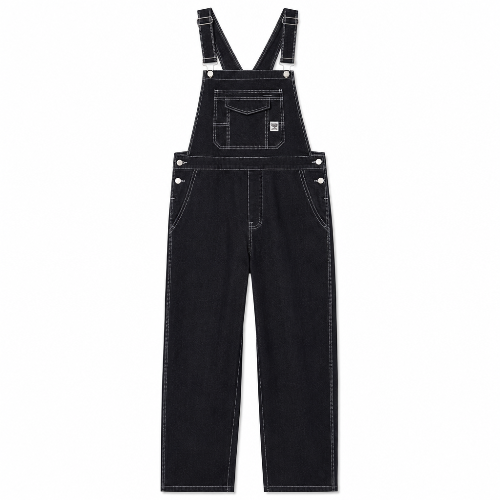 ✨Zware katoenen overalls voor heren, relaxed fit, rechte pijpen, utility-overalls met meerdere zakken