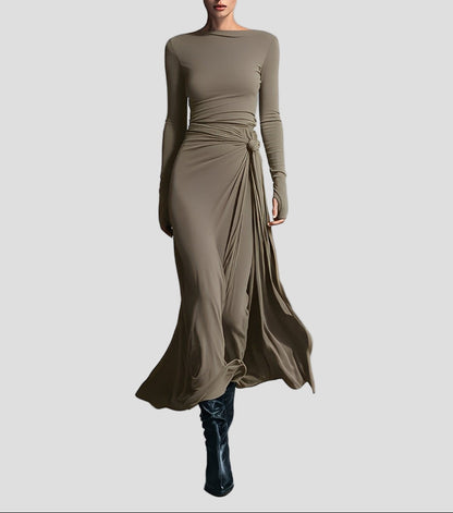 Merly™ - Elegante jurk met figuurvormende werking
