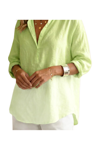 Violette | Katoenen Popover Blouse
