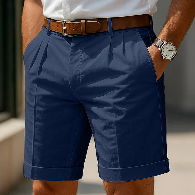 Varel | Zomerse bermuda met plooien